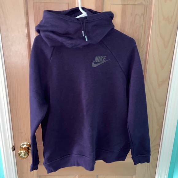 Nike Tops - NWOT! Nike High Neck Sweatshirt - Purple - Large